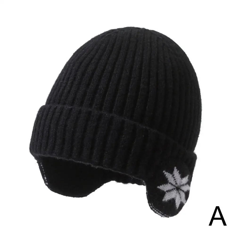 Men Women Winter Warm Plush Knitted Benines Snow Fashion Unisex Coldproof Skullies Protection Ear New Outdoor Wool Caps Hat F0Q0 image 3