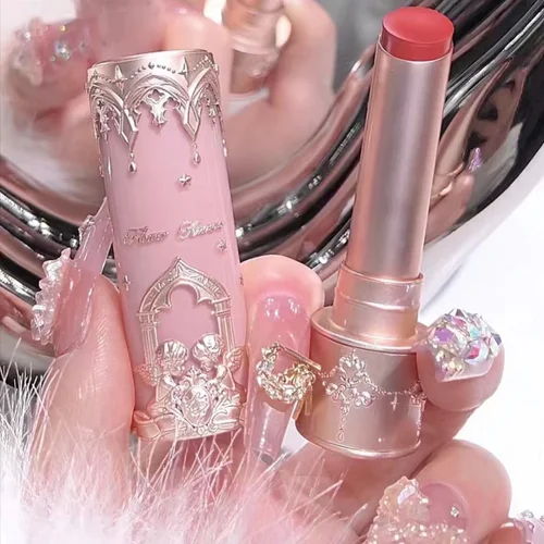 Imagen 2 del producto Flower Knows Little Angel Collection-pintalabios de terciopelo mate, bálsamo labial con vitaminas, resistente al agua, lápiz labial vegano de larga duración