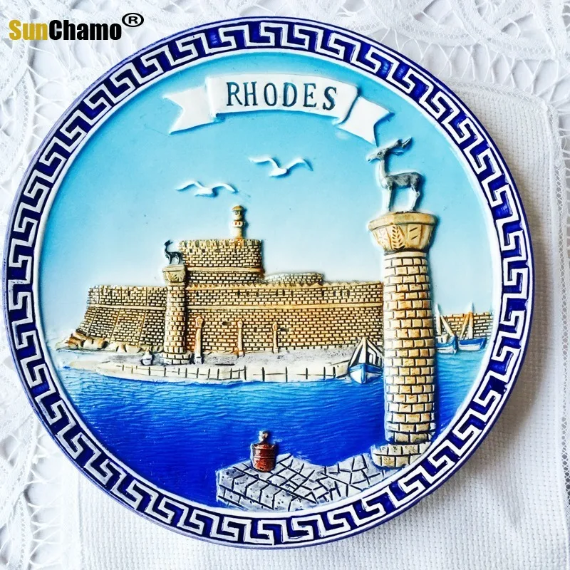 10cm portoghese lisbona parigi Austria svizzera finlandia paesi bassi norvegia americano piatto in ceramica decorazioni per la casa Souvenir