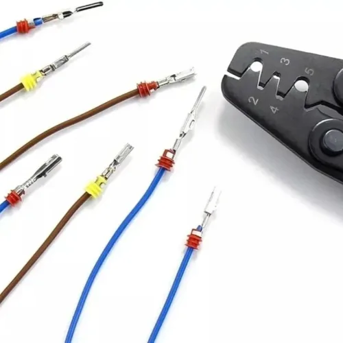 Imagen 2 del producto Cable de enchufes planos, 290 Uds., conectores surtidos de terminales, juego de terminales de conector de Cable en caja para coche, terminales de conectores de Cable de coche