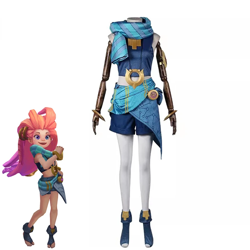 Game LOL The Aspect of Twilight Zoe Cosplay Costume Zoe Women Cosplay Costume Halloween Zoe Outfits Full Set