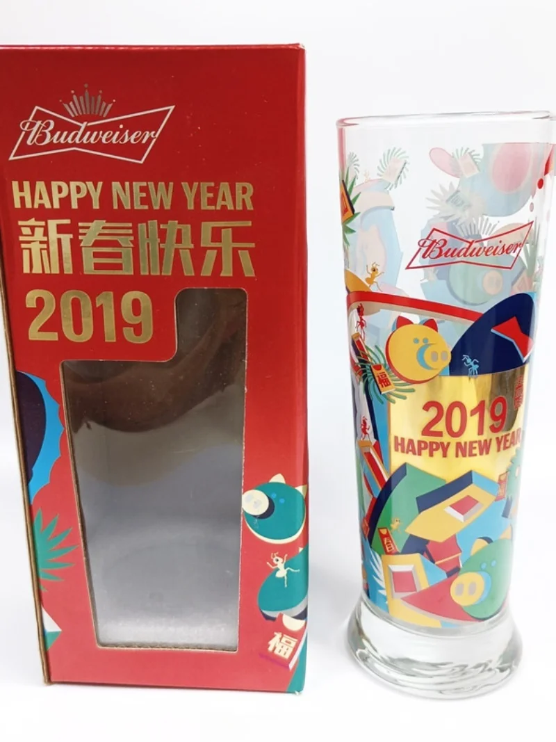 Baiwei Original New Year Limited Edition Beer Glass 330ml Large Capacity  Glass Cup with Gift Box Traditional Chinese...