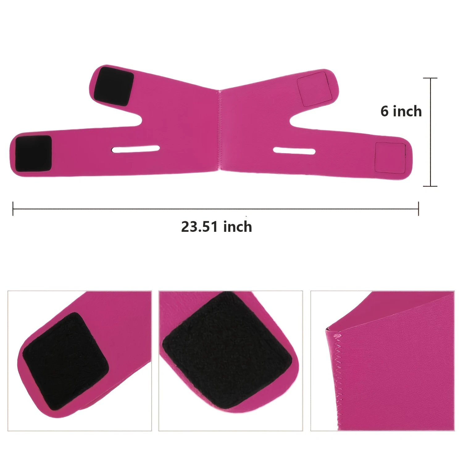 Face Slimming Double Chin Skin Strap Bandage Belt - เข็มขัดกระชับสัดส่วนใบหน้าที่มีประสิทธิภาพสําหรับการปรับปรุงรูปทรงใบหน้า - ใบหน้าที่ปรับได้