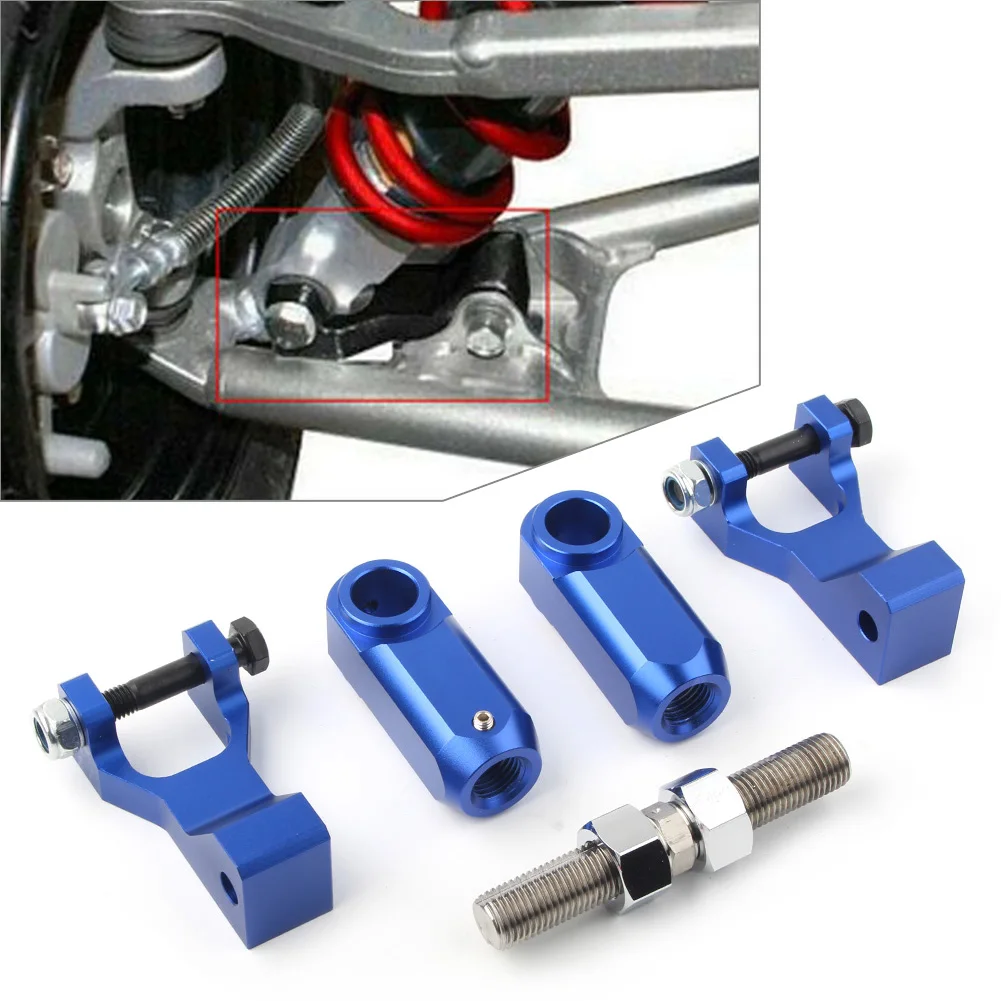 Blue Front + Rear Lowering Kit Adjustable for Yamaha Raptor 700 350 660 700R ATV Aluminum Alloy