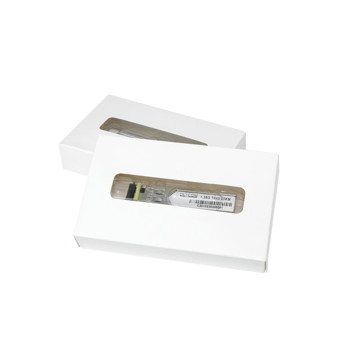 زوج واحد من جهاز إرسال واستقبال الألياف الفردي 1.25G SFP Bidi 1310nm/1550nm SMF LC موصل يصل إلى 20 كجم للمفاتيح المفتوحة