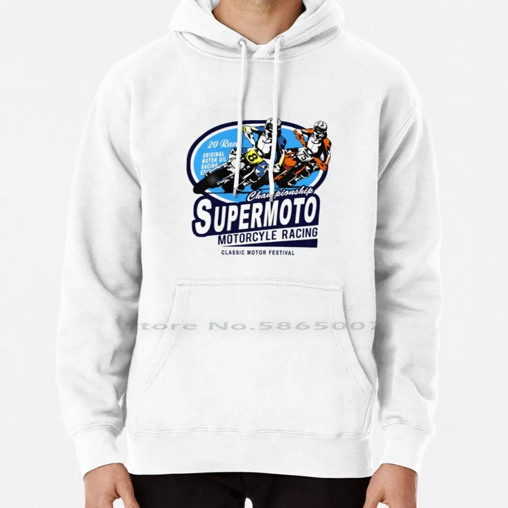 Supermoto-Supermotard Hoodie Sweater 6xl Cotton Supermoto Supermotard Motocross Moto Cross Supercross Enduro Motorcyclist