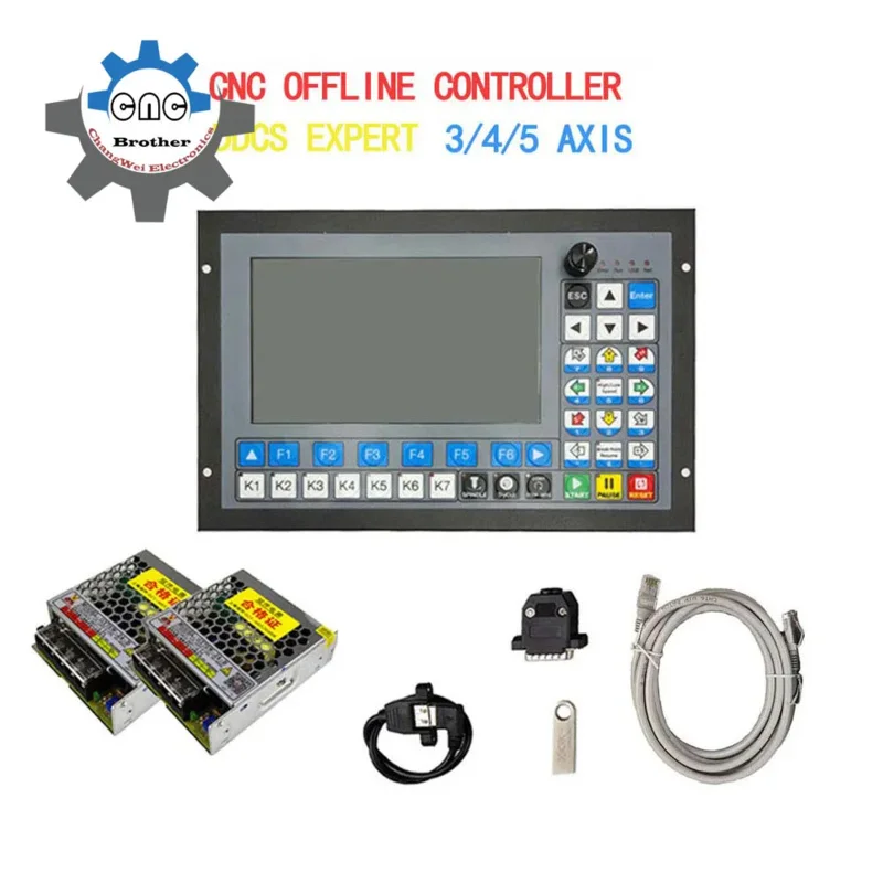 CNC Standalone Offline Controller DDCS-EXPERT 3/4/5 Axis Support Close-loop Stepper/ATC Controller Replace DDCSV3.1 M350
