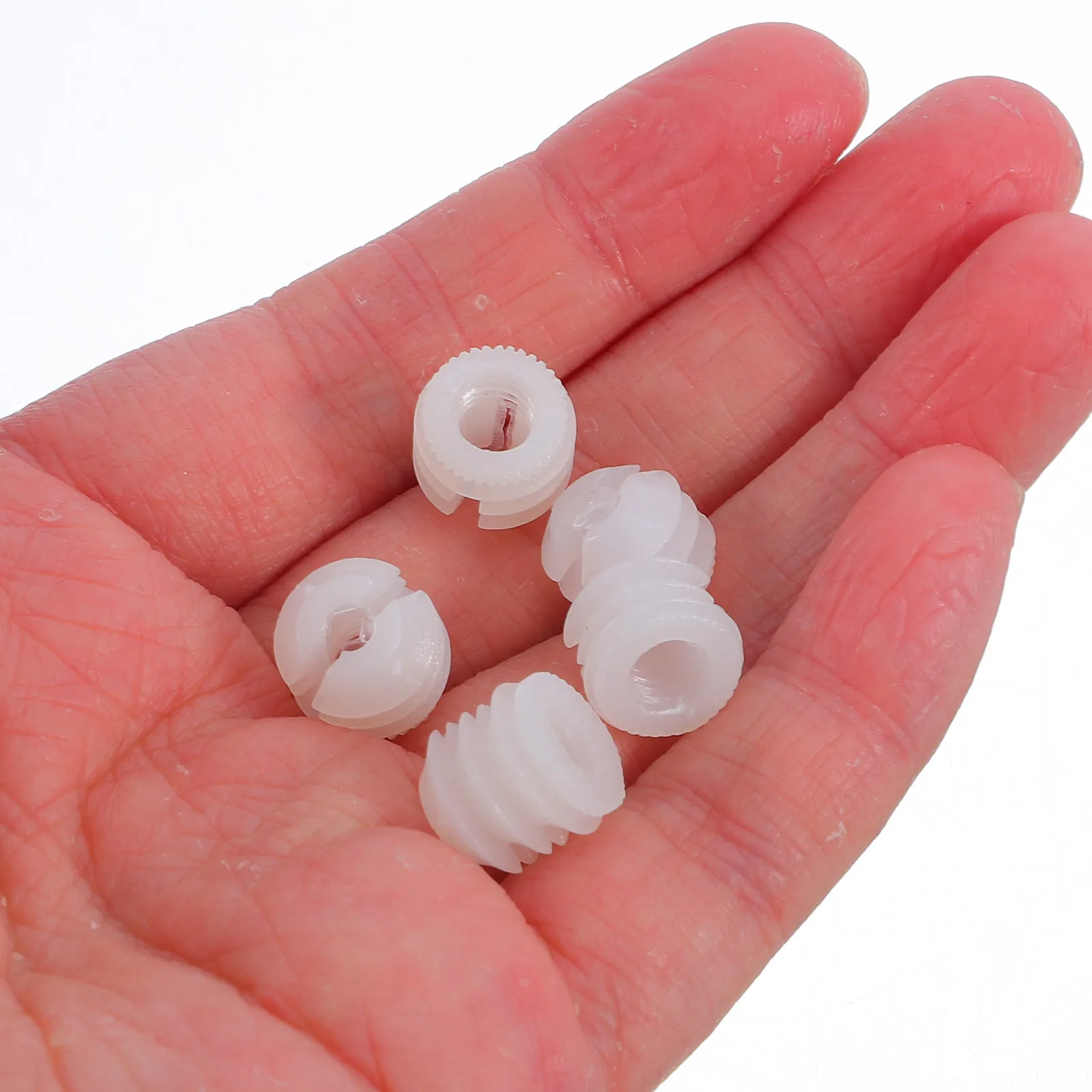 100PCS Furniture Connector Fittings HighStrength Nylon Nuts Assembly Preinserted Hardware Screws Durable EasyAssembly