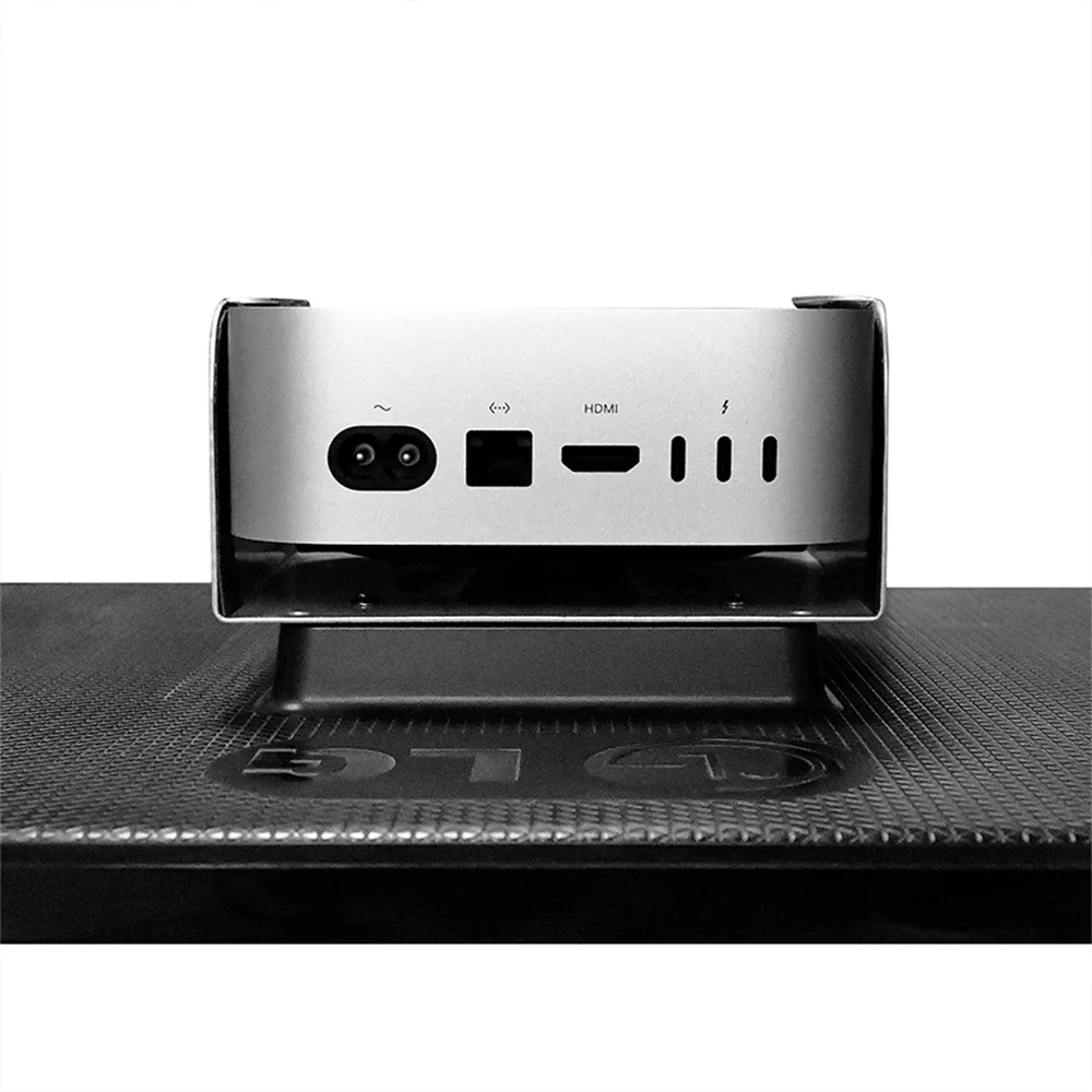 Do MAC Mini4 M4 Host Metalowy wspornik montowany na ścianie, pod stołem, monitor Potrójne zastosowanie Sliver Podstawa stojaka Akcesoria hosta