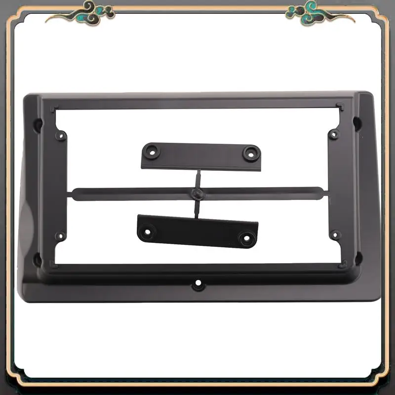 

M45K-1 PCS 9-дюймовая аудиопанель 2Din DVD-навигационная панель рамка автомобильного радио панель черный ABS для TOYOTA LAND CRUISER PRADO 1996-2002 R