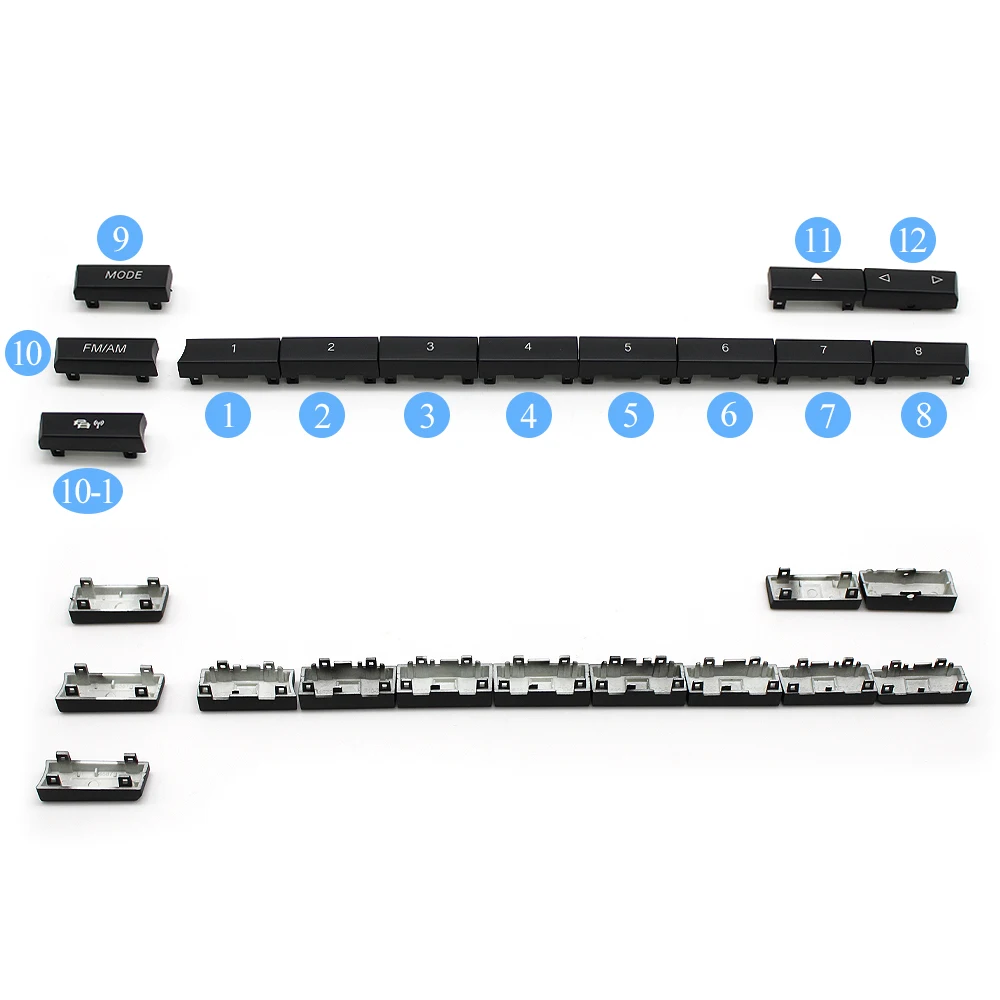 سيارة الجبهة لوحة القيادة وحدة التحكم راديو مشغل أقراص مضغوطة وضع FM/AM زر لسيارات BMW 5 5GT 6 7 سلسلة F10 F11 F18 F07 F06 F12 F13 F01 F02 F04