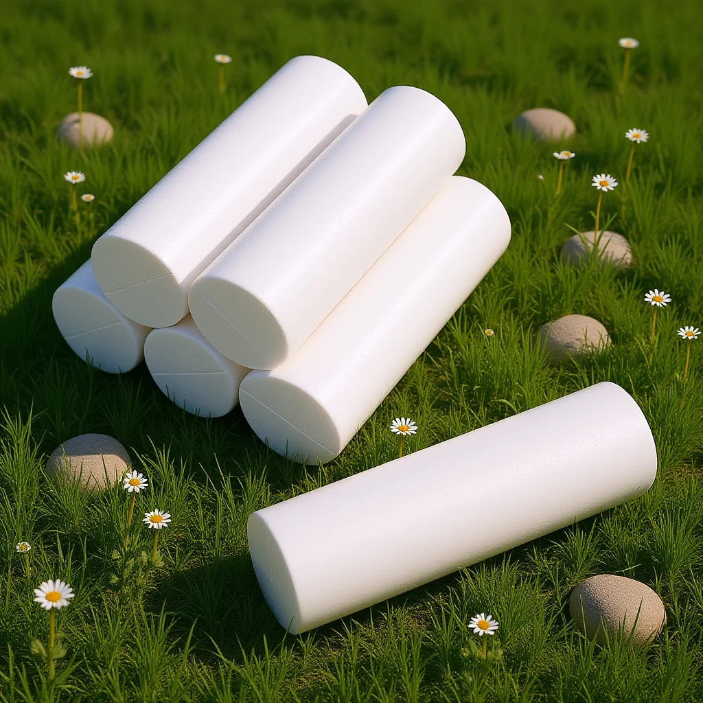 

Polystyrene Cylinder Ornaments 6pcs 10cm 20cm White Foam Pillars for DIY Christmas Decor Craft Floral Holder