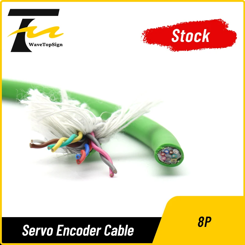 8 Core Servo Encoder Cable Twisted Pair Shielded Signal Control Wire for Automation System