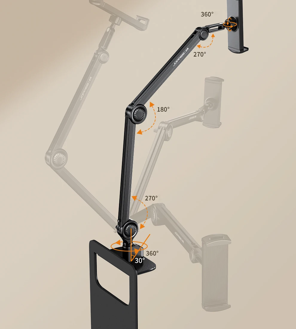 Tablet-Halterung, Lazy Bedside Handyhalterung, Klemmhalterung, geeignet für iPad, multifunktionaler Universalständer – Detail 7