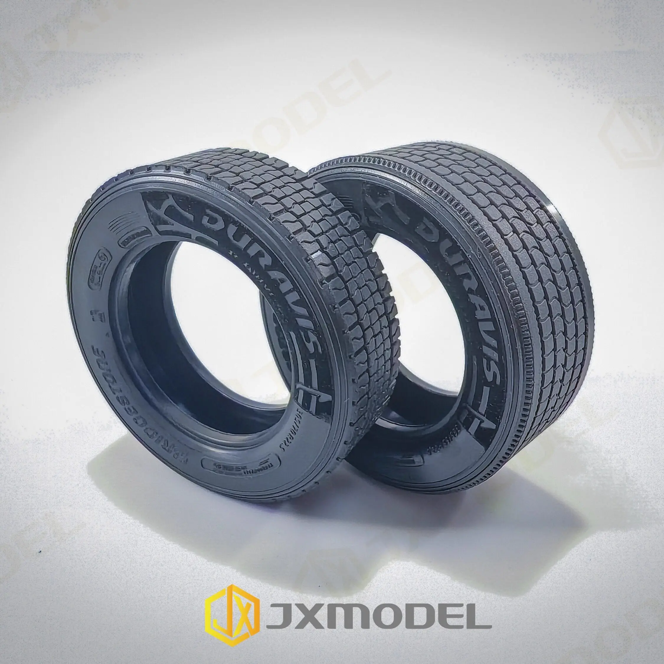 1 Pair Wide Tyres 73X29mm Rubber For 1/14 Tamiyaa RC European Truck Dump Truck Tractor JX DIY Toys Model Accessories