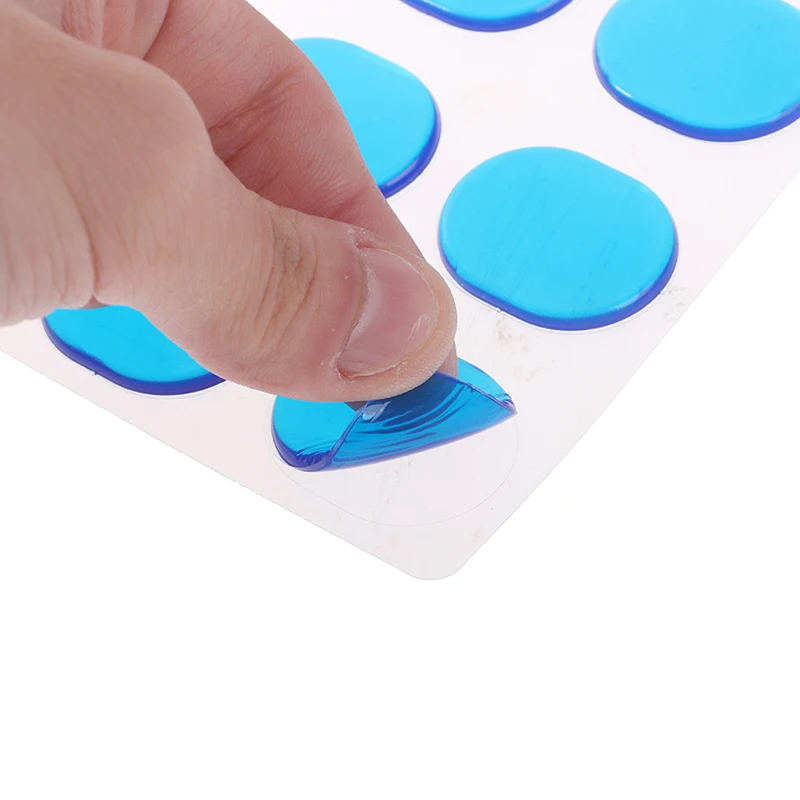 6 قطعة/ورقة قطع طبل المثبط جل منصات سيليكون الطبول كاتم الصوت للطبول لهجة التحكم قرع أداة الملحقات #4