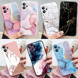 Marble Art Fashion Case For Realme GT Master Edition Protective Cover Case Soft TPU Funda For OPPO Realme Q3 Pro Carnival Coque