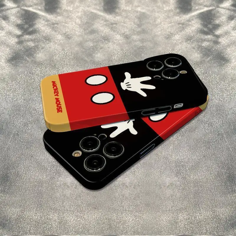 ميكي ماوس الكرتون لطيف s25 قضية الهاتف المحمول s24plus S23ultra شاملة s22 المضادة للسقوط A73 الهاتف المحمول واقية