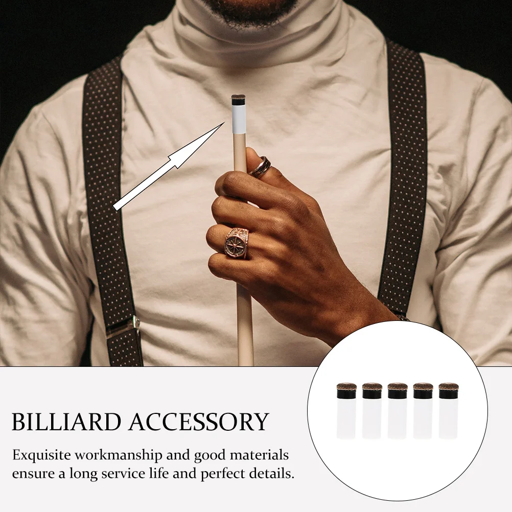 

6 шт. насадки для бильярдных киев, сменные пластиковые насадки для бильярда, инструменты для быстрой ремонта, аксессуары для бильярдных палок, замена бильярда