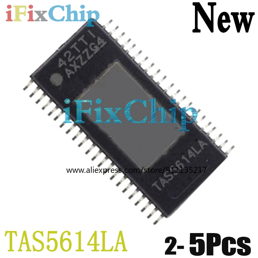 (2-5piece)100% New TAS5614 TAS5614LA TAS5614LADDVR HTSSOP44 Chipset