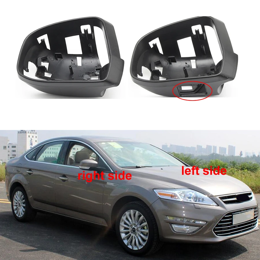 For Ford Mondeo 2007-2013 /  Focus 2012-2018 Side Rear View Mirror Turn Signal Light Lamp Rearview Mirrors Frame 