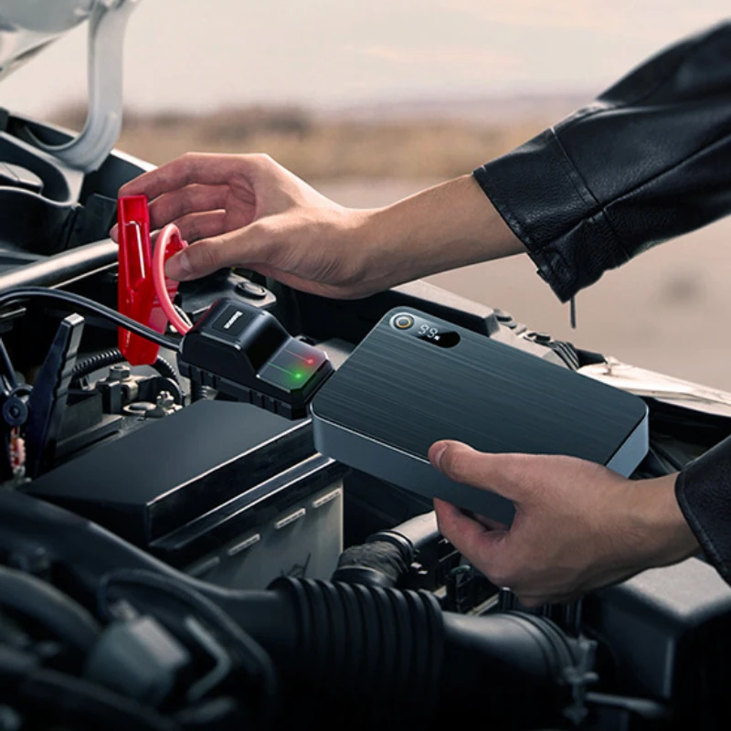 Para dispositivo de arranque de refuerzo de emergencia de coche 2.5L/6L 1200A arrancador de batería de coche banco de energía 12000mAh estación de batería portátil