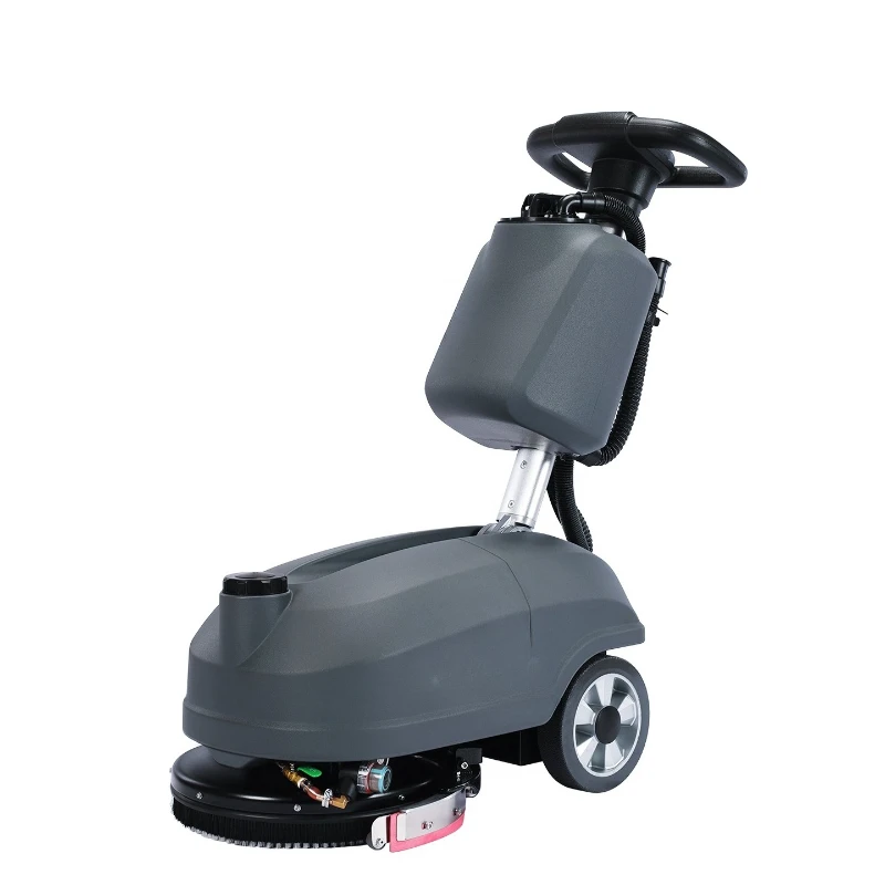 

Commercial hand-push small washing machine, hotel shopping mall suction and towing integrated three-in-one
