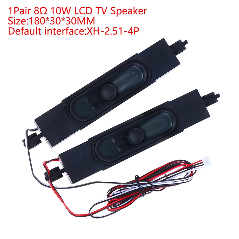 1Pair 8Ω 10W LCD TV Speaker Passive Speaker Display Built-in Speaker TV Accessory DIY TV Game Machine Monitor