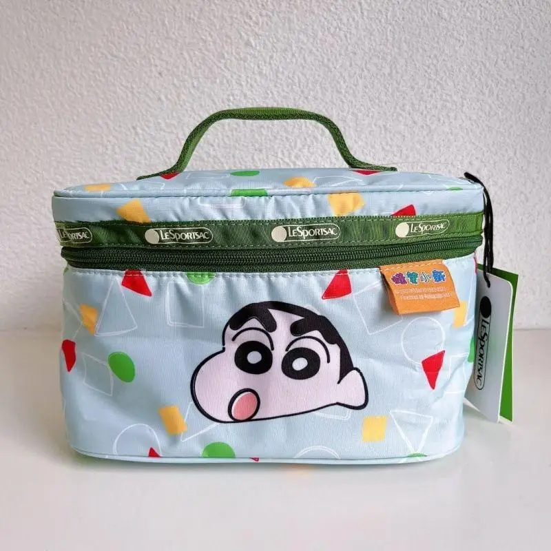 2024 Kawaii Crayon Shin-Chans Makeup Travel Storage Bag Anime Daily Cosmetics Skincare Product Storage Box Lovely Girls Gifts