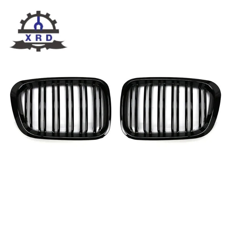 

for BMW 3 Series E46 Four-door 97-01 Modified Parallel Bar Bright Black Middle Net, Air Inlet Grille, Front Face