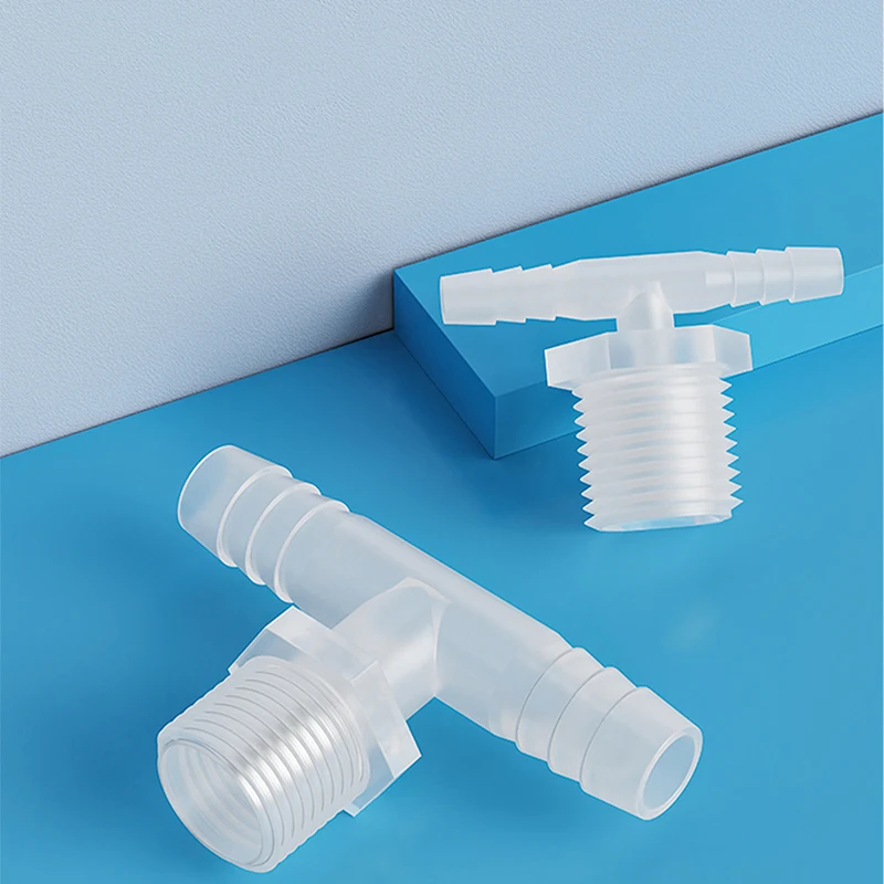 البلاستيك المحملة موصل 4-20 مللي متر متعددة الأغراض متساوية الشائكة الذكور الموضوع الاتصال السريع خرطوم المناسب 1/8 1/4 3/8 G1/2 3/4 بوصة