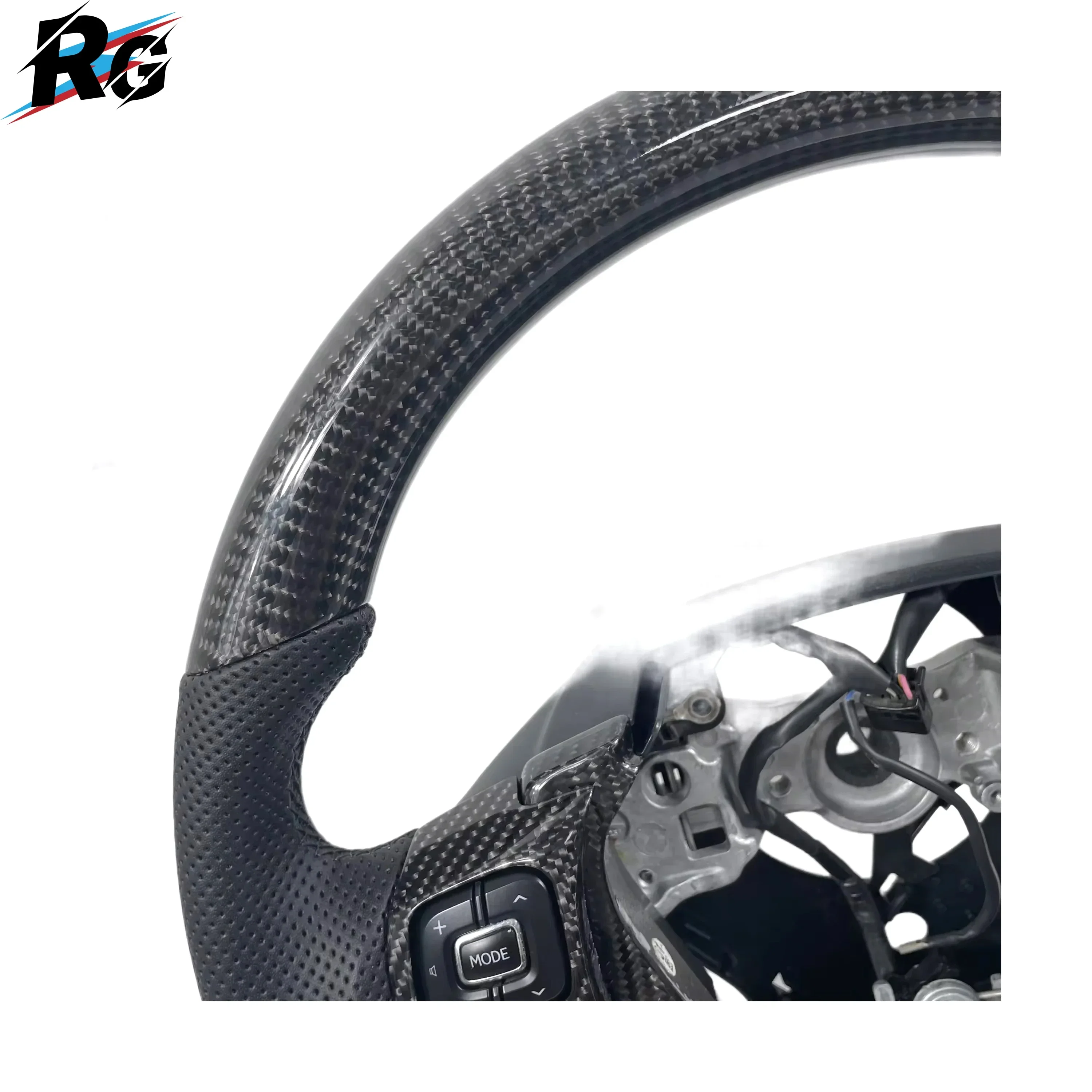 New Arrival Factory Customizable GS Style Car Steering Wheel Carbon Fiber Steering Wheel For Toyota LEXUS