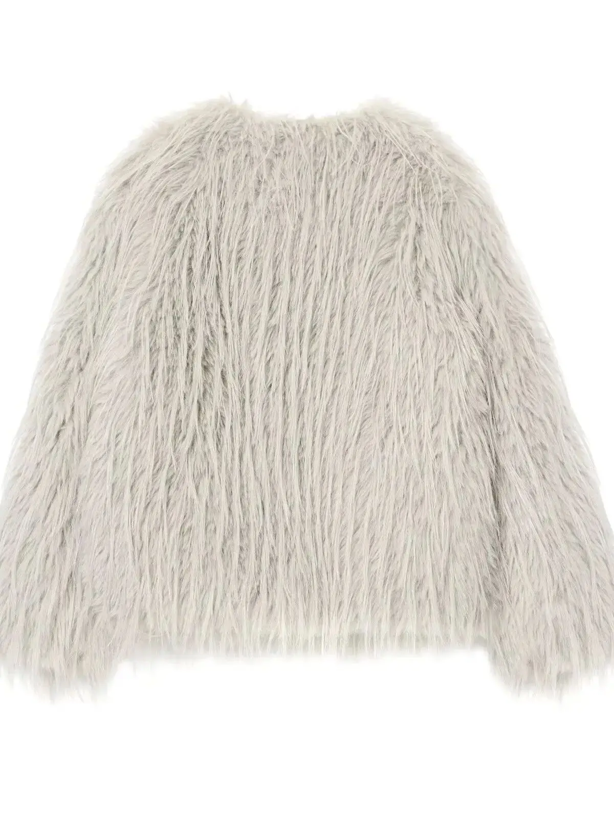 Marque manteau minimaliste col rond glands veste britannique Beige veste élégante manteau d'hiver veste haut pour femme 2026 nouveau manteau