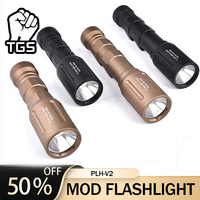 MOD PLH V2 Flashlight Tactical Scout Light High Lumen With Switch Spotlight UNT Hot Button Mount Airsoft AR15 Accessories