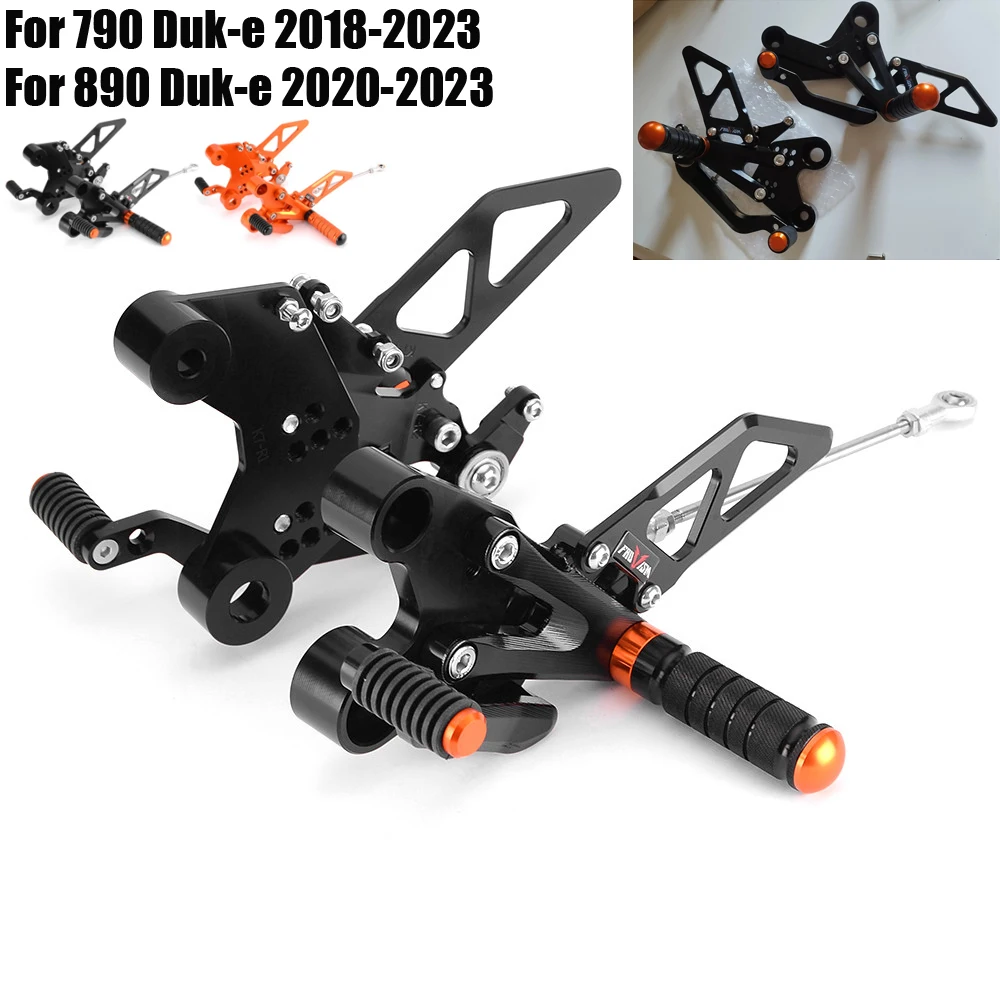 

Adjustable Rearset For KTM Duke 790 890 2020 2021 2022 2023 Motorcycle Footrest Rear Set Rests Duke790 2018 2019 Duke890