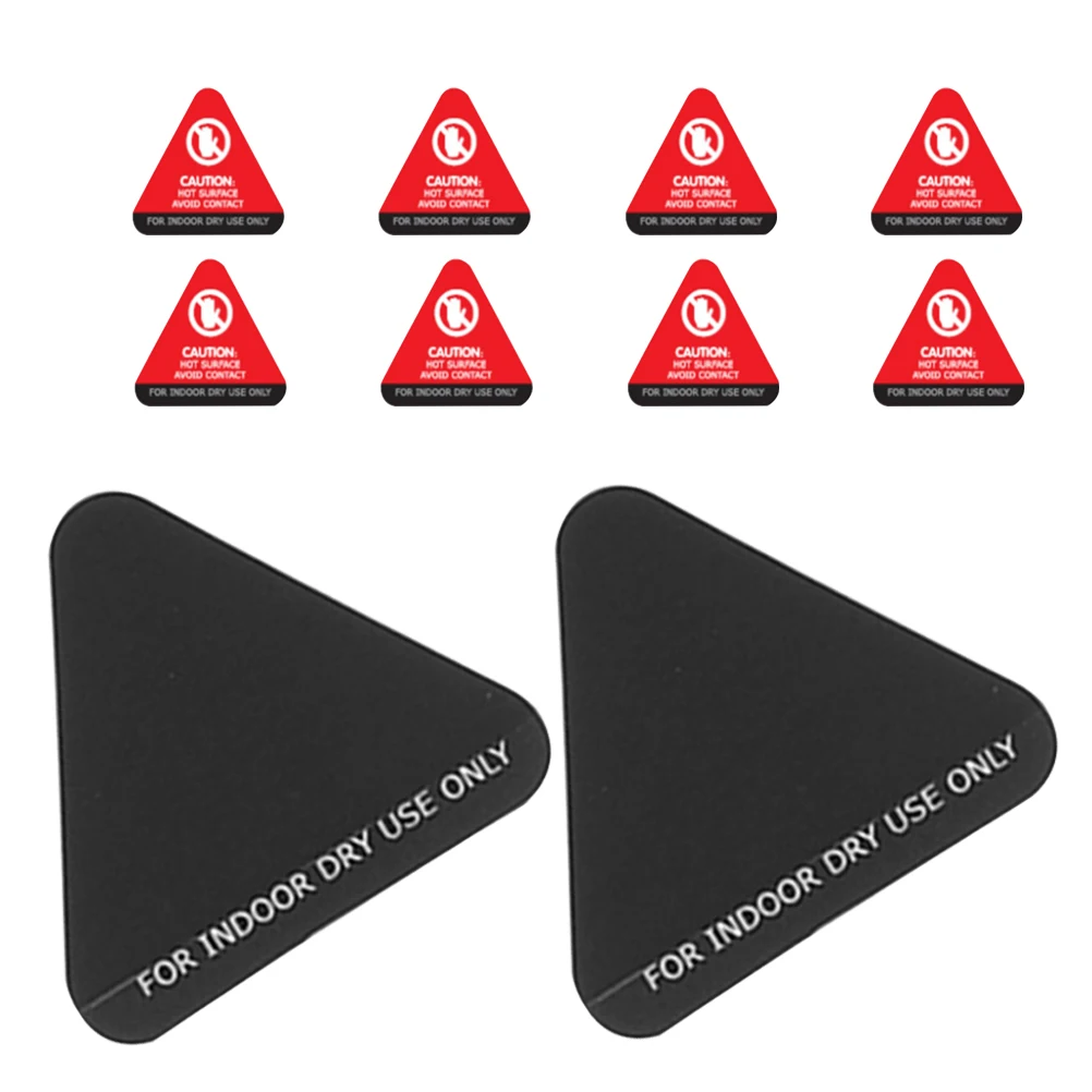 

Anti Scald Stickers Warning Labels Hot Surface Caution High Temp Decals Thermosensitive Color Change Reliable Adhesion Easy