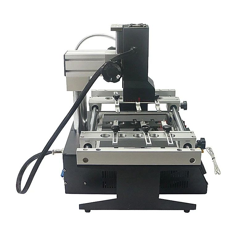 LY IR6500 2 ZonesInfrared BGA Soldering Machine IR Rework Reballing Station Preheating Area 240*200mm and 6pcs  Jigs
