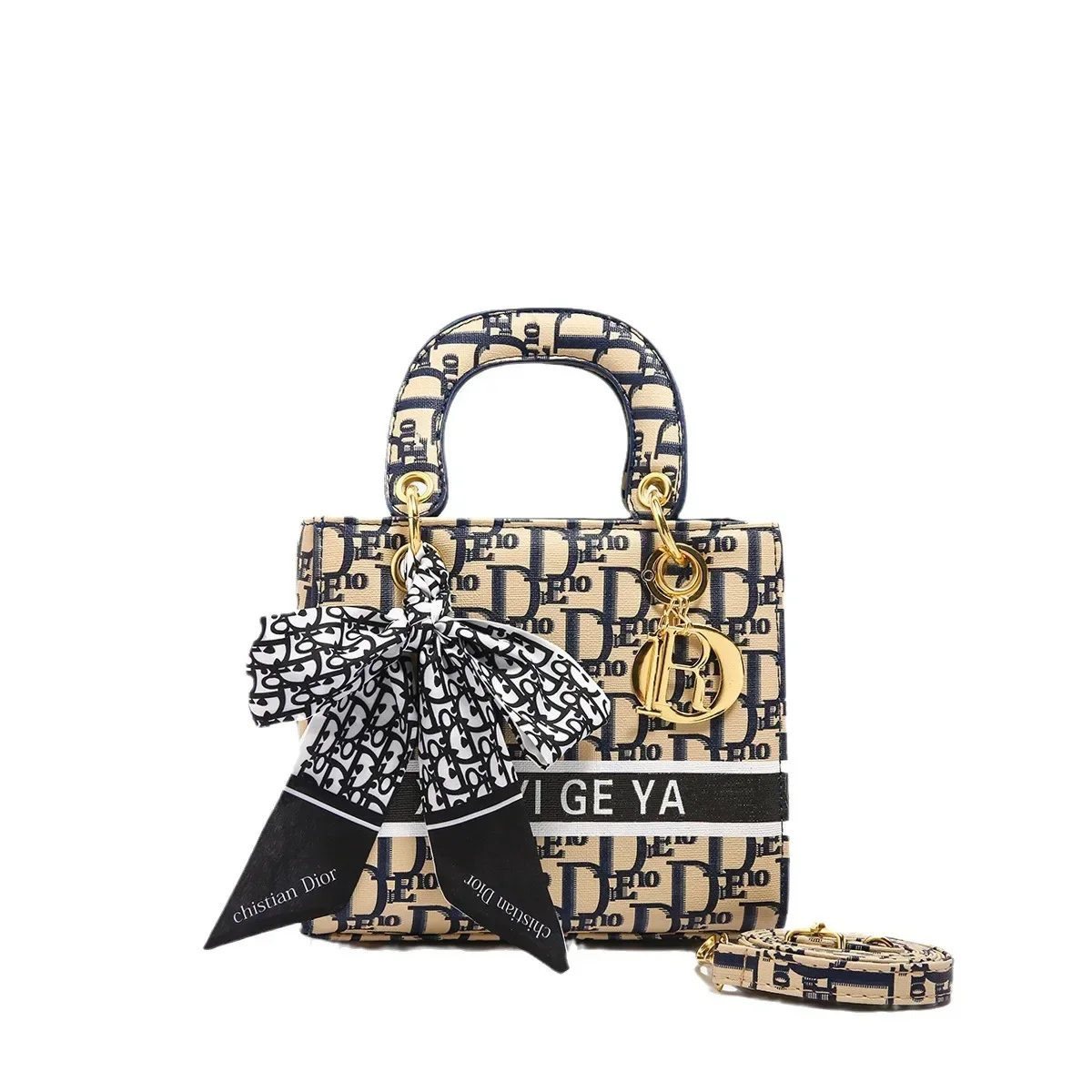 

Luxury - Grade Women's Bag with Diana - Themed Imitation Embroidery - French Aesthetic, Top - Notch All - Round Material