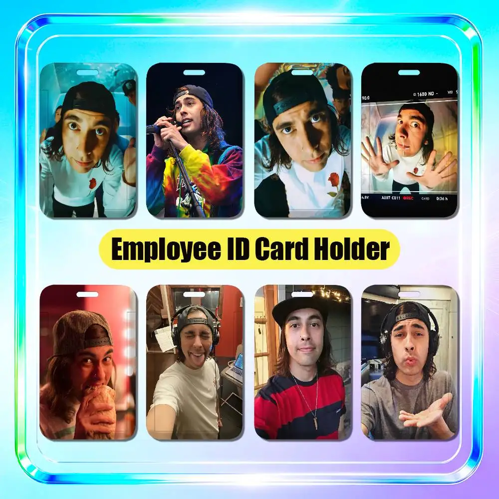 For Vic Fuentes Employee ID Card Holder Office Badge Student Bank Work Credit Holders Hard Case Shell