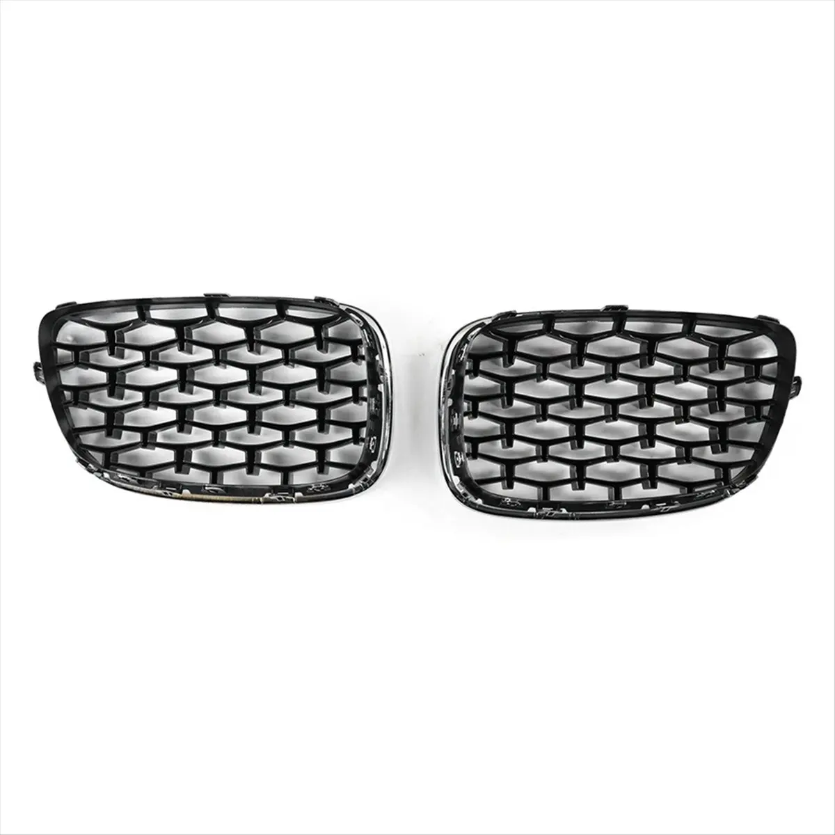 Super Sale For BMW 5 Series GT F07 Hatchback 2010-2017 Car Silver Diamond Meteor Style Front Grille