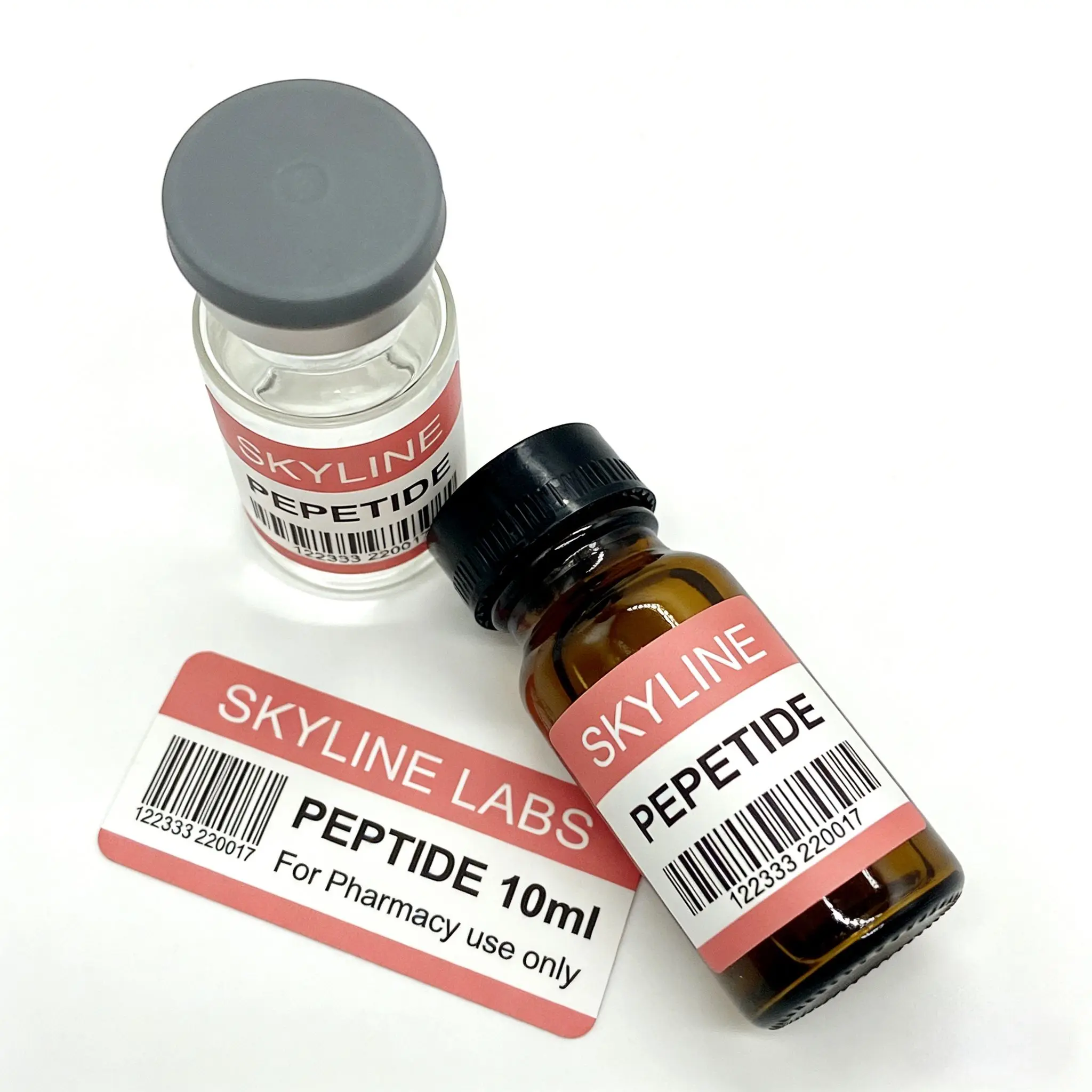 Custom Personalized Small Vial Labels,Double Layer Peptide Powder Packaging Stickers for 3ml 5ml 10ml Bottles - view 4