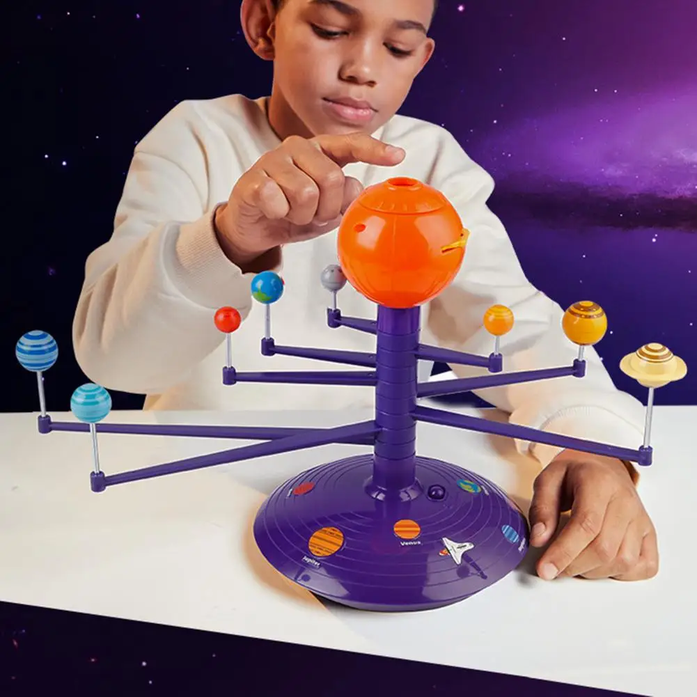 

Durable Orbital Model Toy Voice Broadcast Eco-friendly Astronomical Toy Kids Astronomical Science Educational Toy