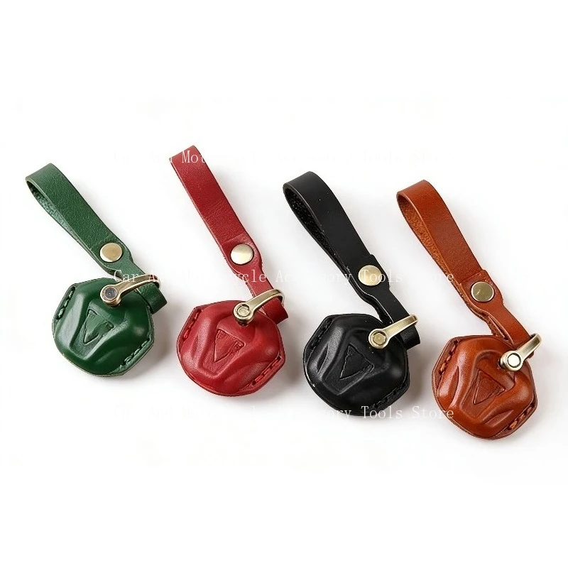 

Motorcycle Leather Cover Keychains Suitable For Triumph Bonneville T120 T100 Bobber Bonnie Key Ring Chains Case