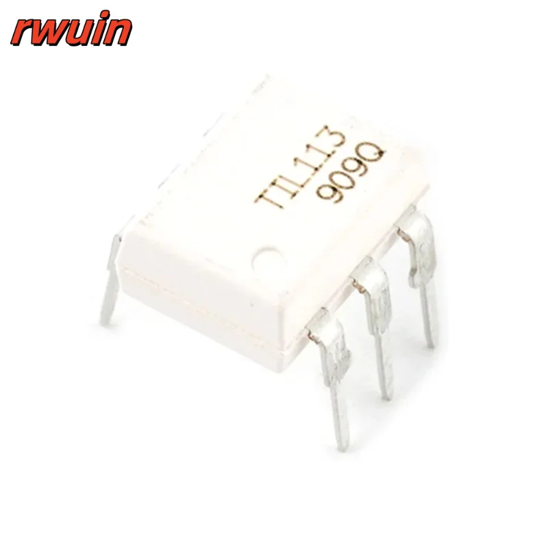 10pcs/lot TIL113 TIL113M T1L113 DIP-6 Package Original Genuine Optocoupler Chip In Stock