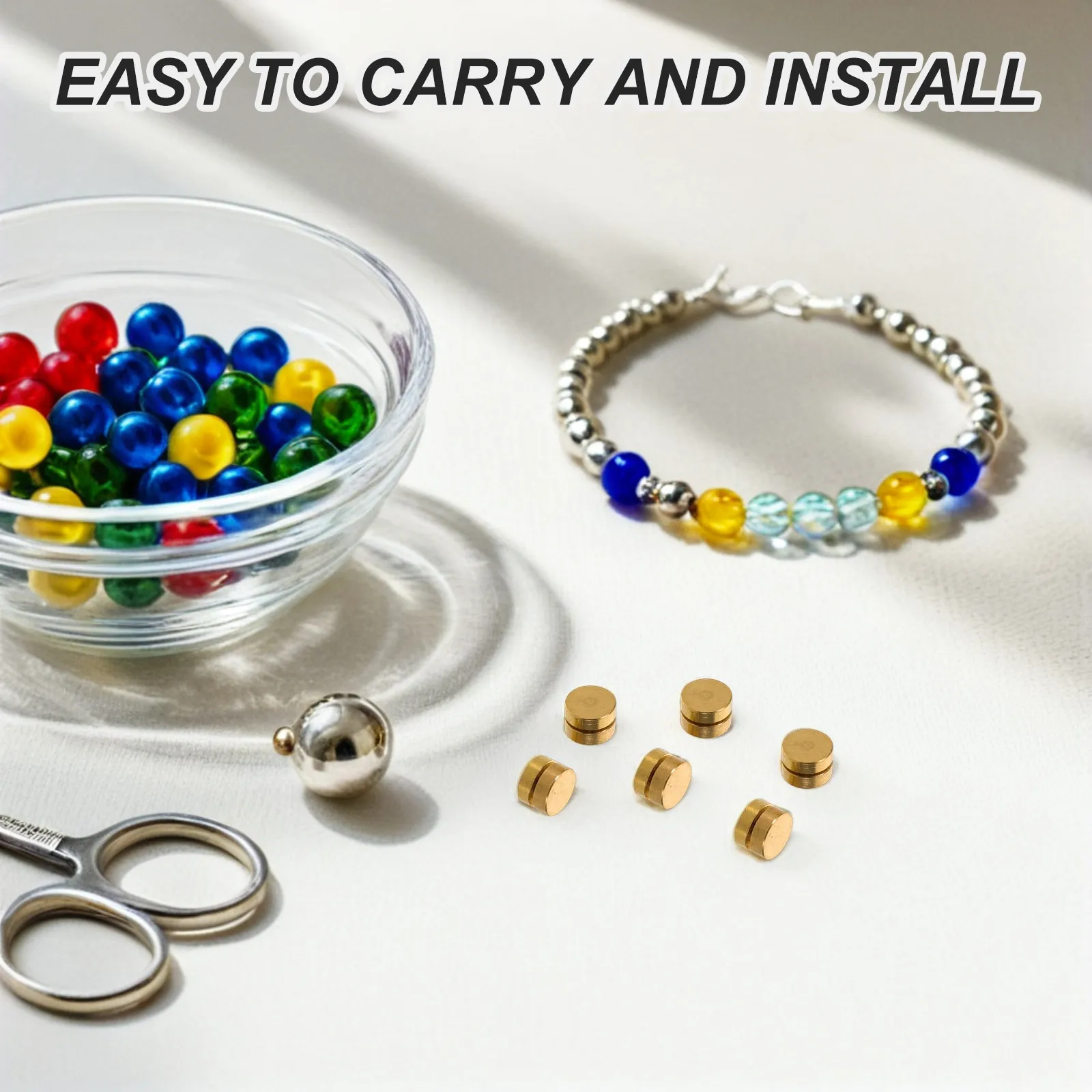 25Pcs Miniature Rotating Bearings Metal Bearings 0.5x0.5x0.35cm DIY Swivel Base for Crafts Jewelry Nail Accessories