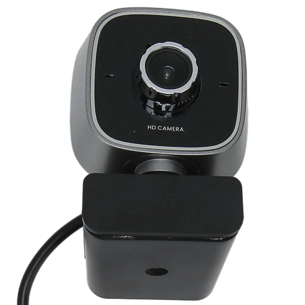 720P HD Webcam Built-in Mic Manual Focus CMOS Sensor USB Web Camera Clear Sound Pickup Anti Slip Silicone Base Smart Webcam