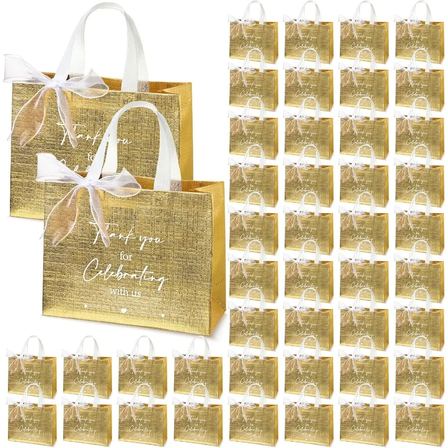 

100 шт. Tank You for Celerating wit Us Свадебные подаркиags дляradh Gts ulk Добро пожаловатьags Многоразовая нетканая сумка с иle для гребли