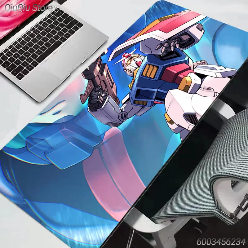 Large Mouse Pad Gamer Computer Desk Mat Modern Table Keyboard Mobile Suit Gundam anime Laptop Carpet