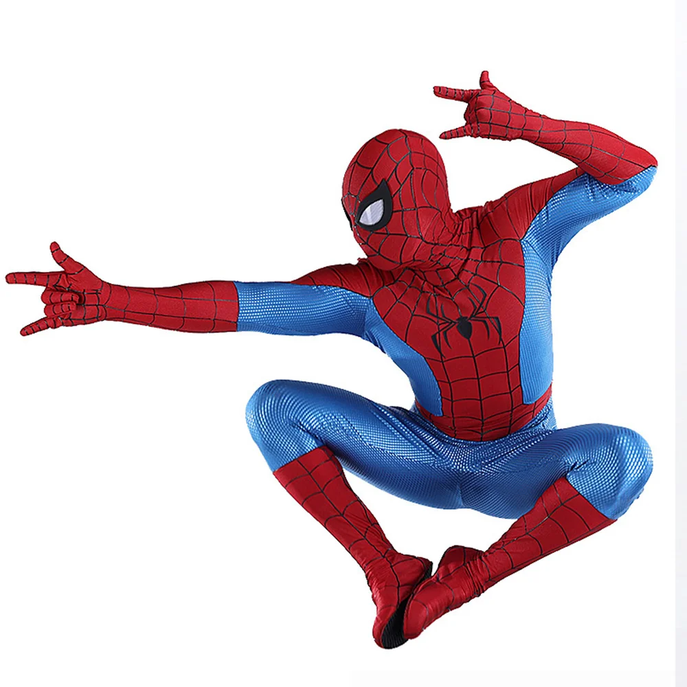 Nie ma mowy o klasycznym kombinezonie kończącym się w domu kostium spidermana Cosplay Spandex superbohater NWH Spiderman stroje Zentai garnitury kostium na Halloween