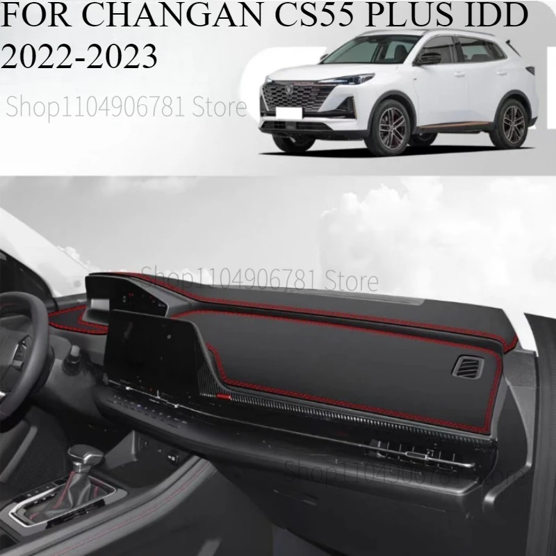 

FOR CHANGAN CS55 PLUS IDD 2022-2023 Car Dash Mat Dashmat Dashboard Cover Sun Shade Dash Board Cover Carpet Accessories